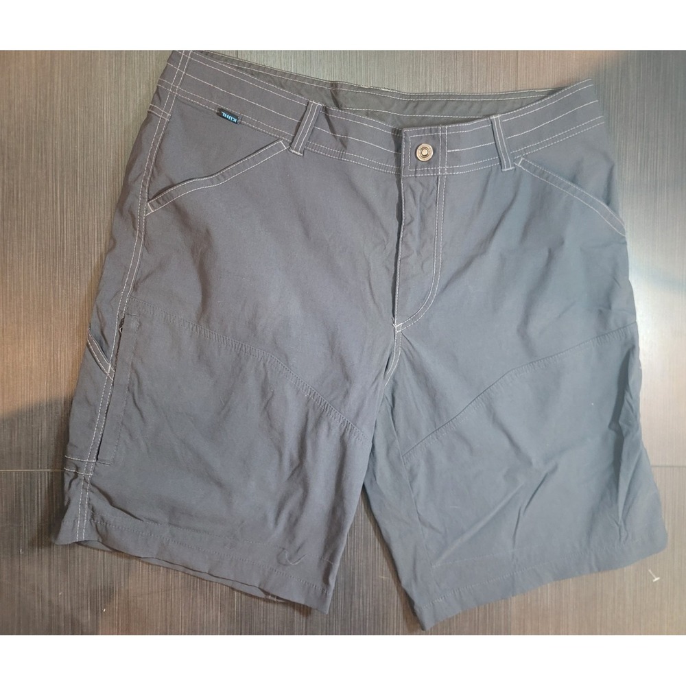 KUHL Renegade Shorts Mens 38 Gray Stretch Technical Hiking Gorpcore Outdoors